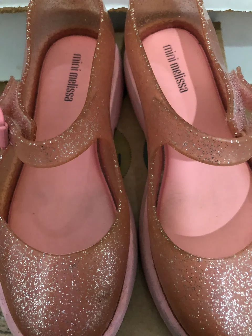 Mini Melissa Rosa com brilinho