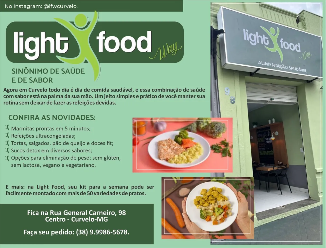( OPORTUNIDADE ) RESTAURANTE DE COMIDA SAUDÁVEL SEM GLÚTEN E SEM LACTOSE