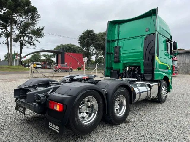 Daf Xf 480 6x2 ano 2023/2023 Verde Susp. Mola Teto Alto - Foto 7
