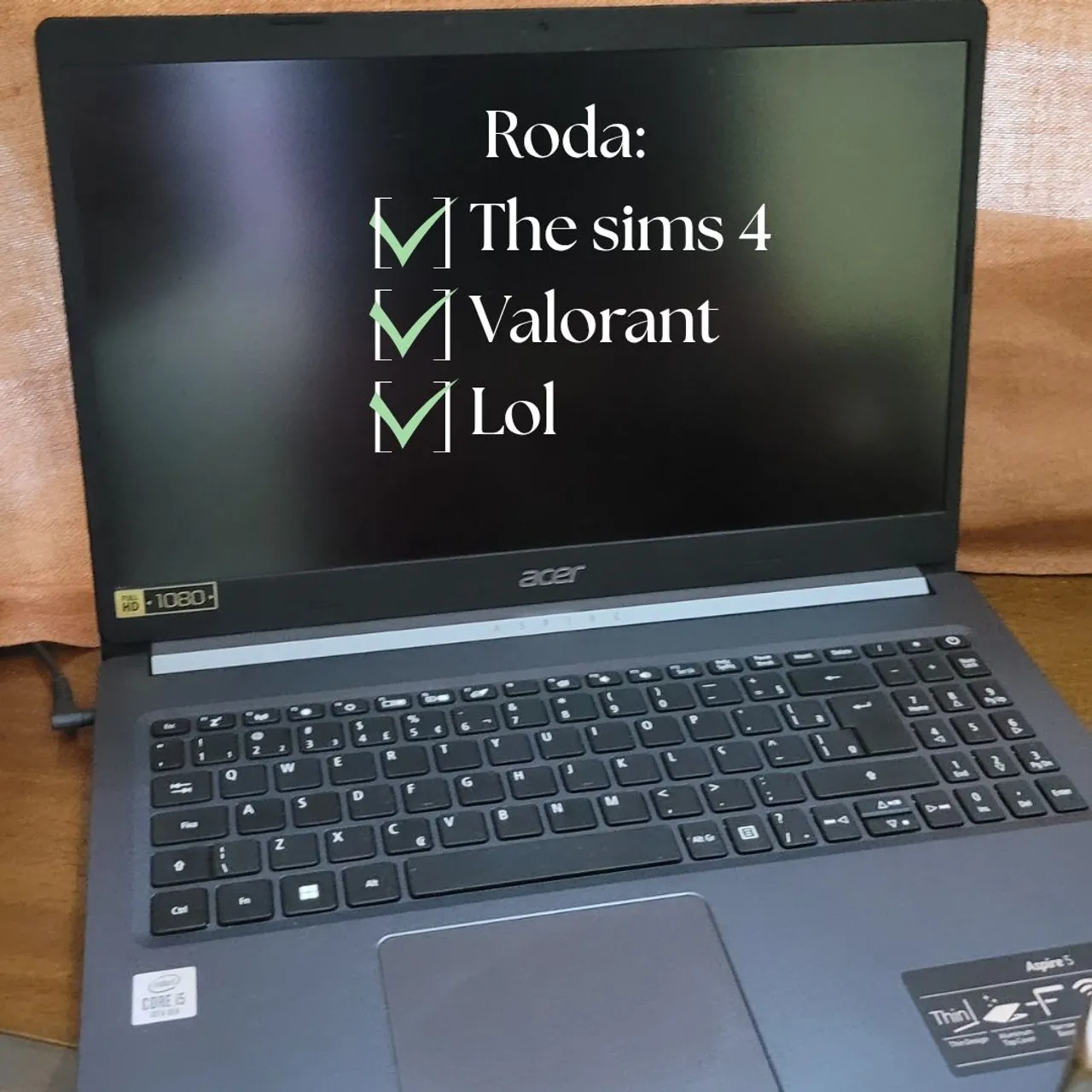 Notebook Acer Aspire 5 - Perfeito para Jogos e Trabalho!