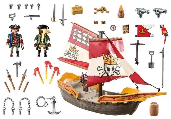 NOVO Playmobil Navio Pirata 71418 lacrado - Foto 2