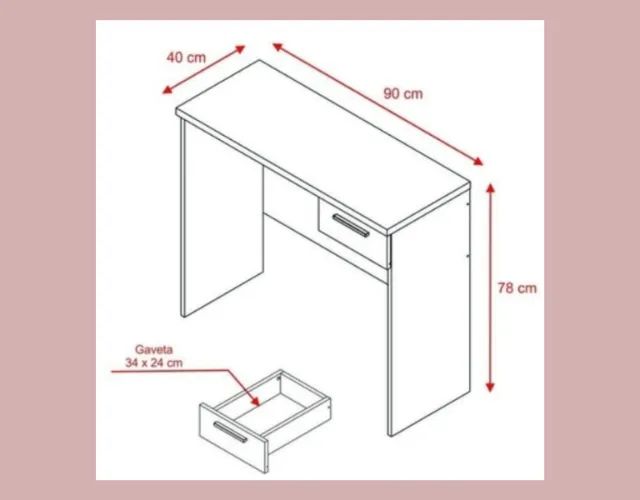 Escrivaninha com 1 Gaveta (SUPER OFERTA PEGUE E LEVE)!! - Foto 3
