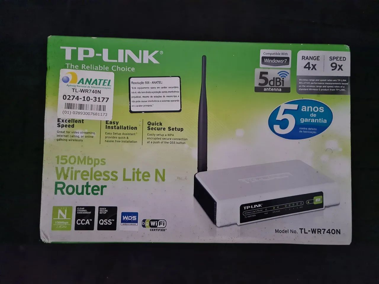 Roteador TP-LINK TL-WR740N 150Mbps Wireless Lite N