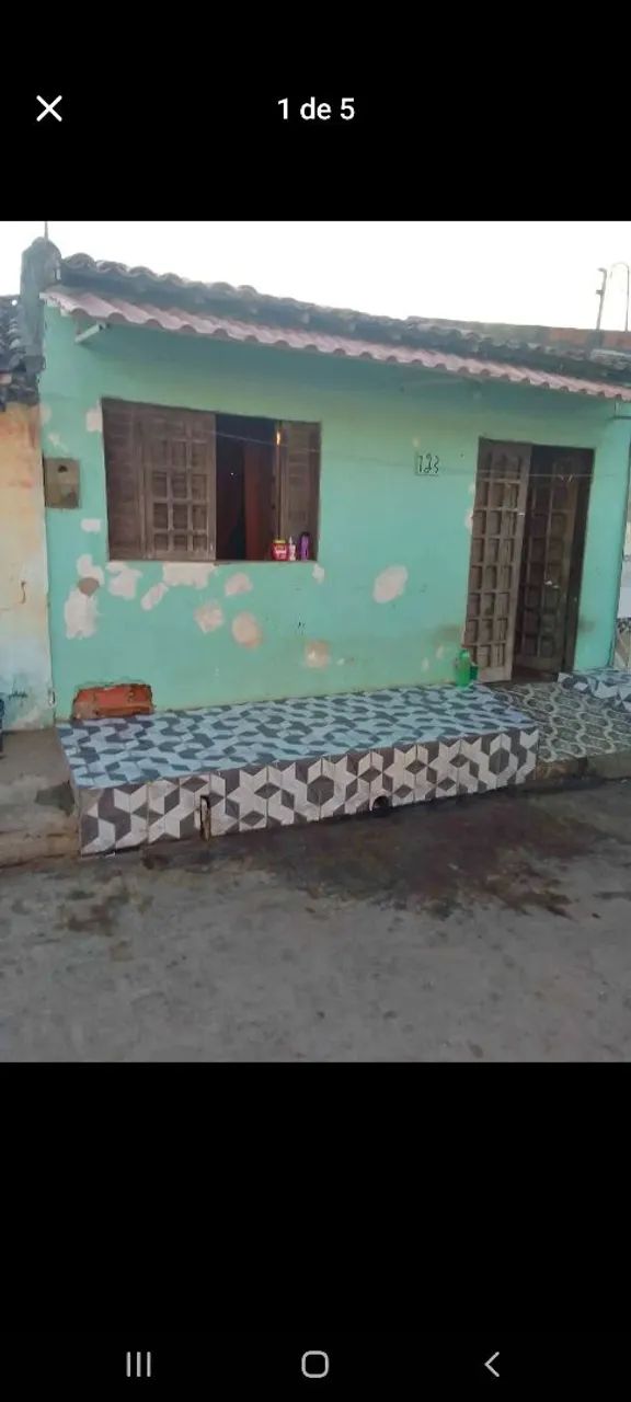 Casa com 3 quartos e 1 banheiro
