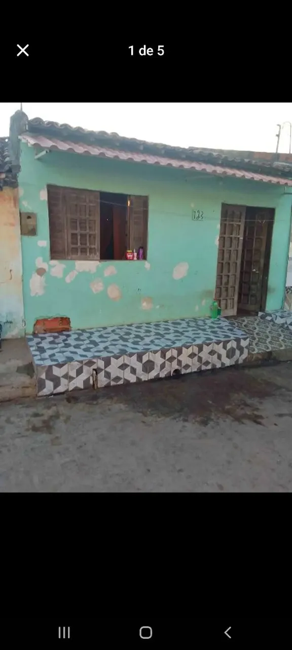 Casa com 3 quartos e 1 banheiro
