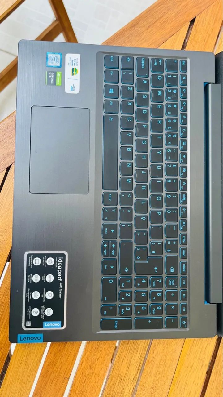 Notebook LENOVO GAMIMG i5- 10ª /8G DDR4/ SSD NVME 256G/FULL HD/ GTX 1650 4G/GARANTIA-NOTA - Foto 5