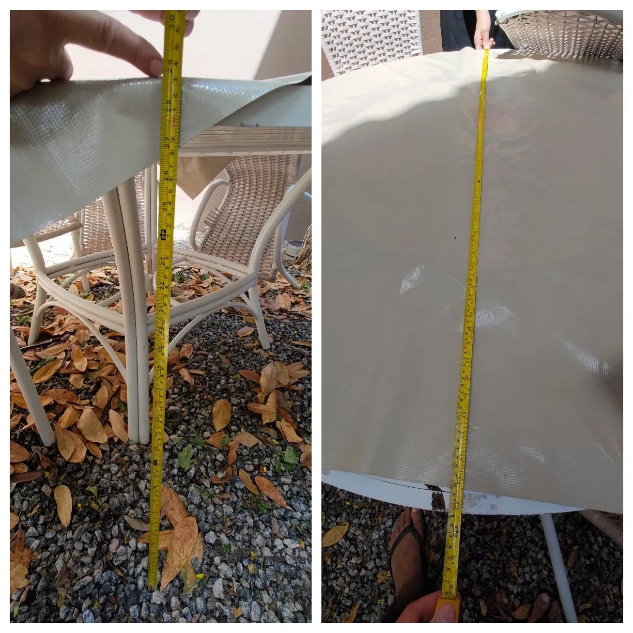 Conjunto de mesa e cadeiras de jardim 1,50m de diâmetro - Foto 5