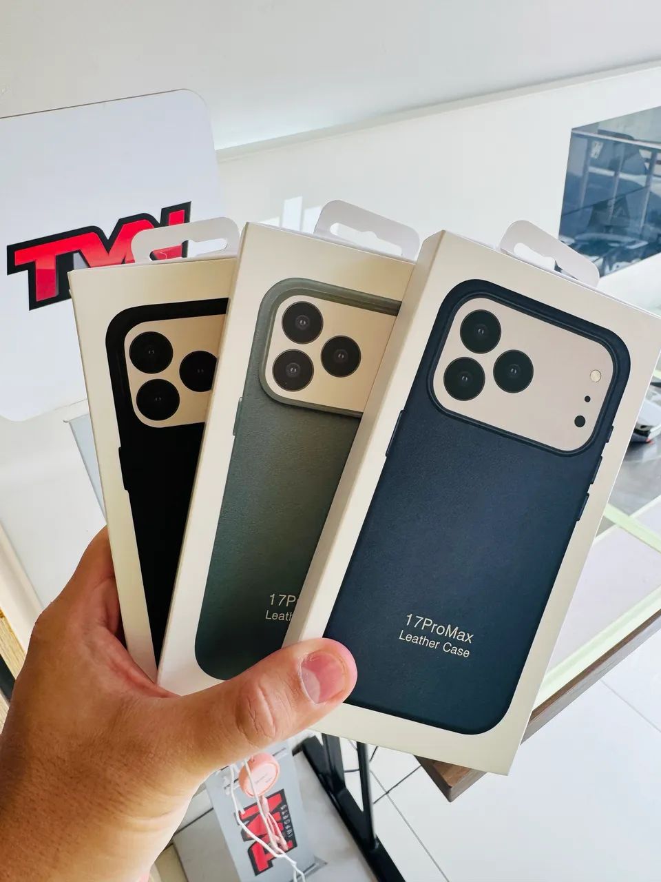 Case capinha iPhone 17 pro e 17 pro Max MagSafe couro 