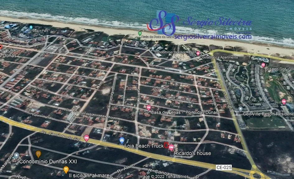 Terreno amplo em excelente localização com 495m² no Porto das Dunas