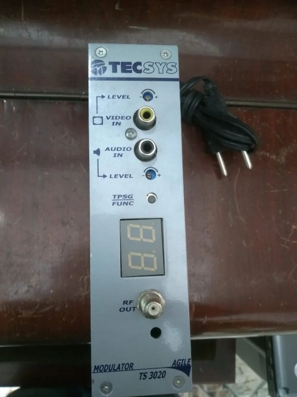 Modulador Tecsys TS3020 em perfeito estado de funcionamento