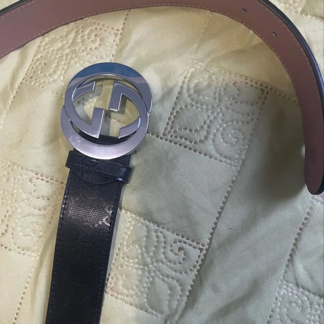 Cinto Gucci preto - Foto 2