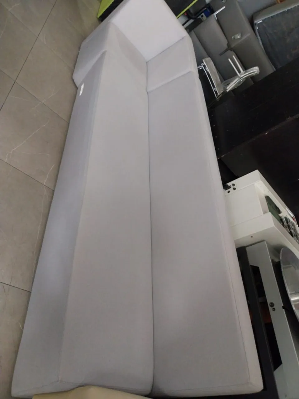 Conjunto de sofá Modular de Escritório com caixa de tomadas - Cavaletti