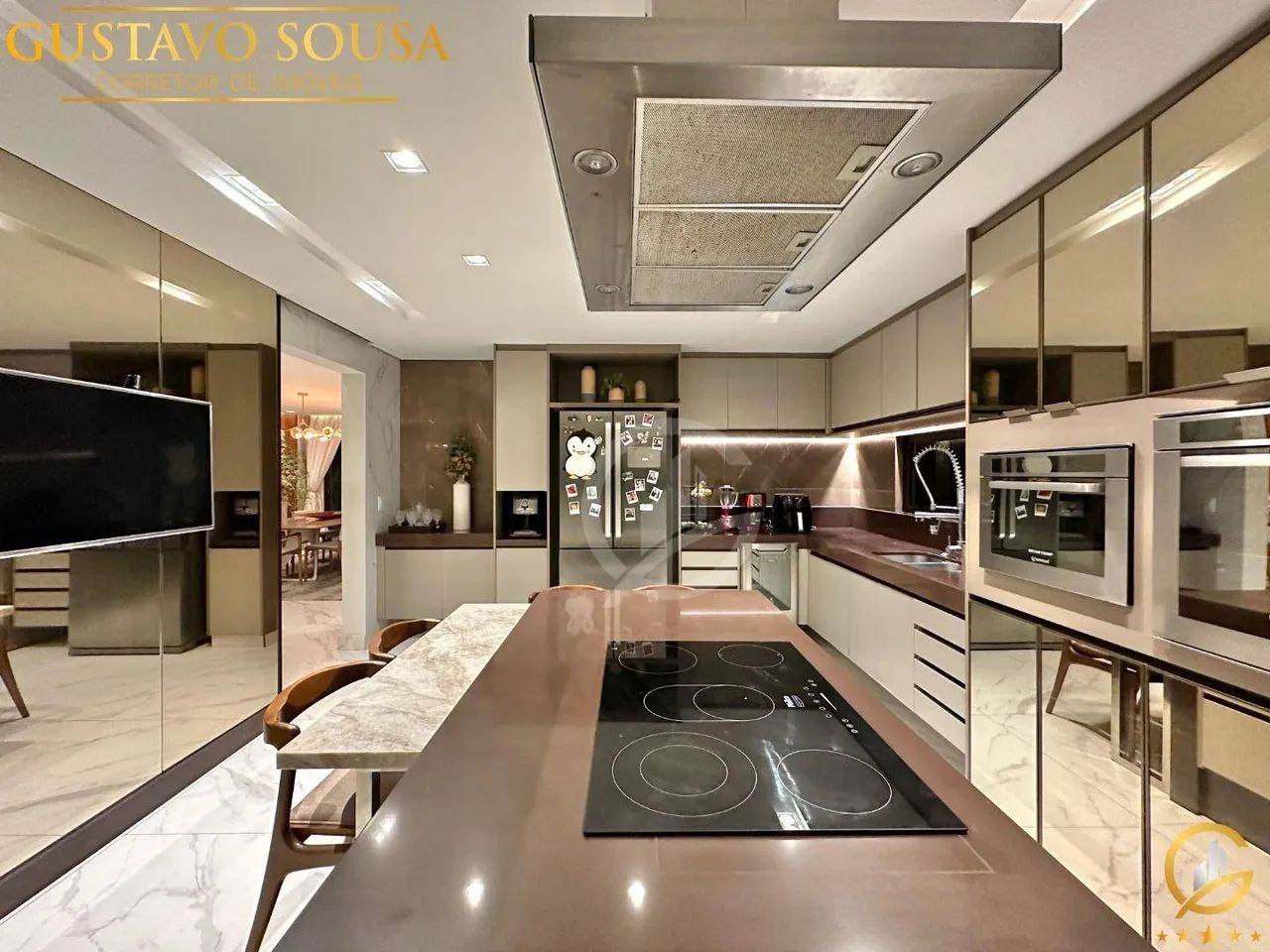 Porteira Fechada, móveis assinados, Design exclusivo, 05 Suítes e muito mais que essa resi - Foto 10