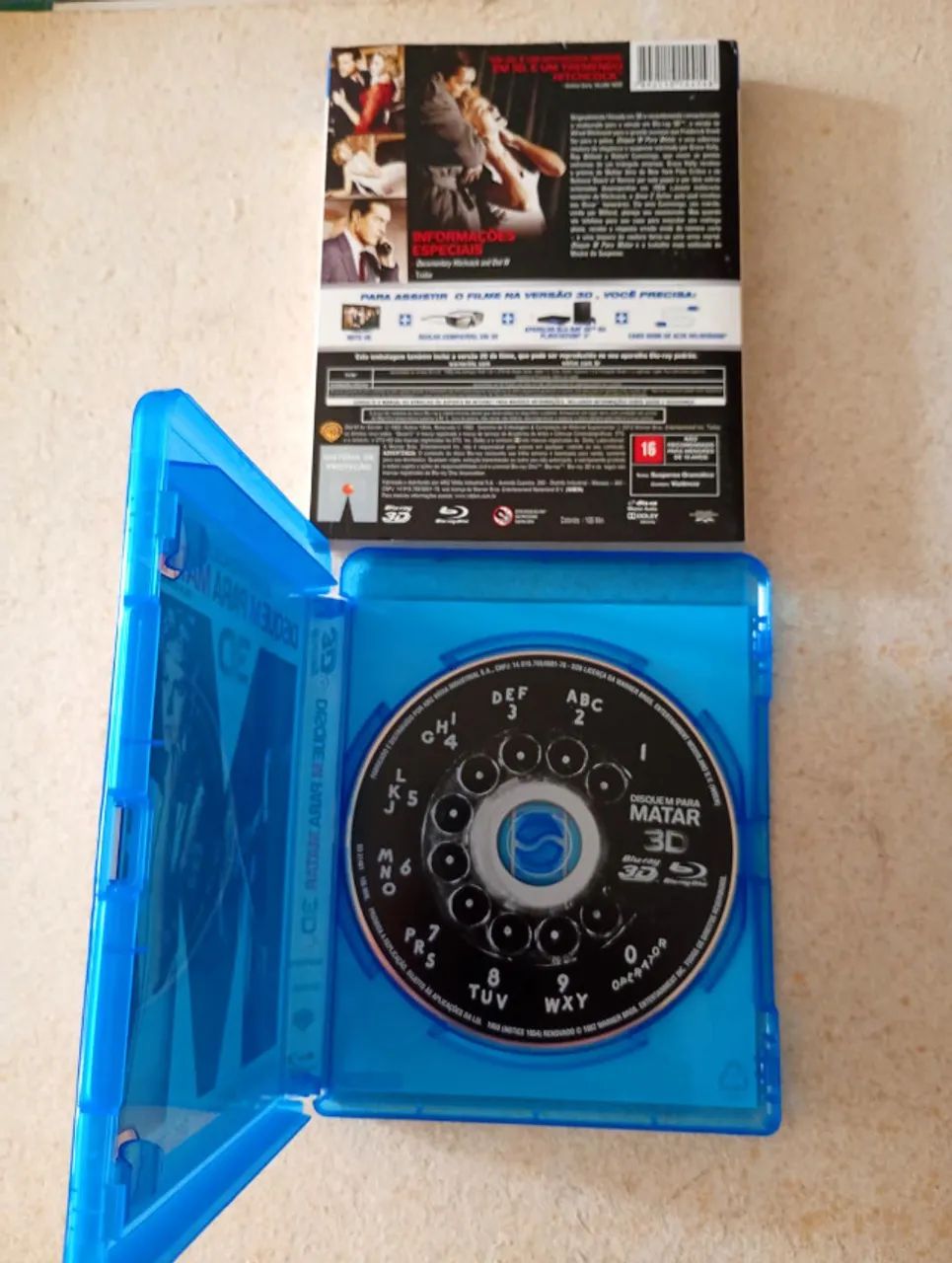 Blu-Ray Disque M para Matar 3D - Foto 2
