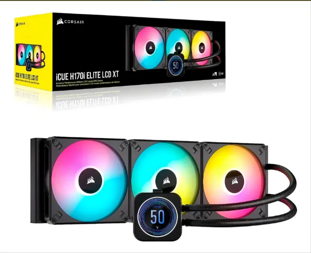 Watercooler Corsair Icue H170i Elite Lcd Xt Led Rgb