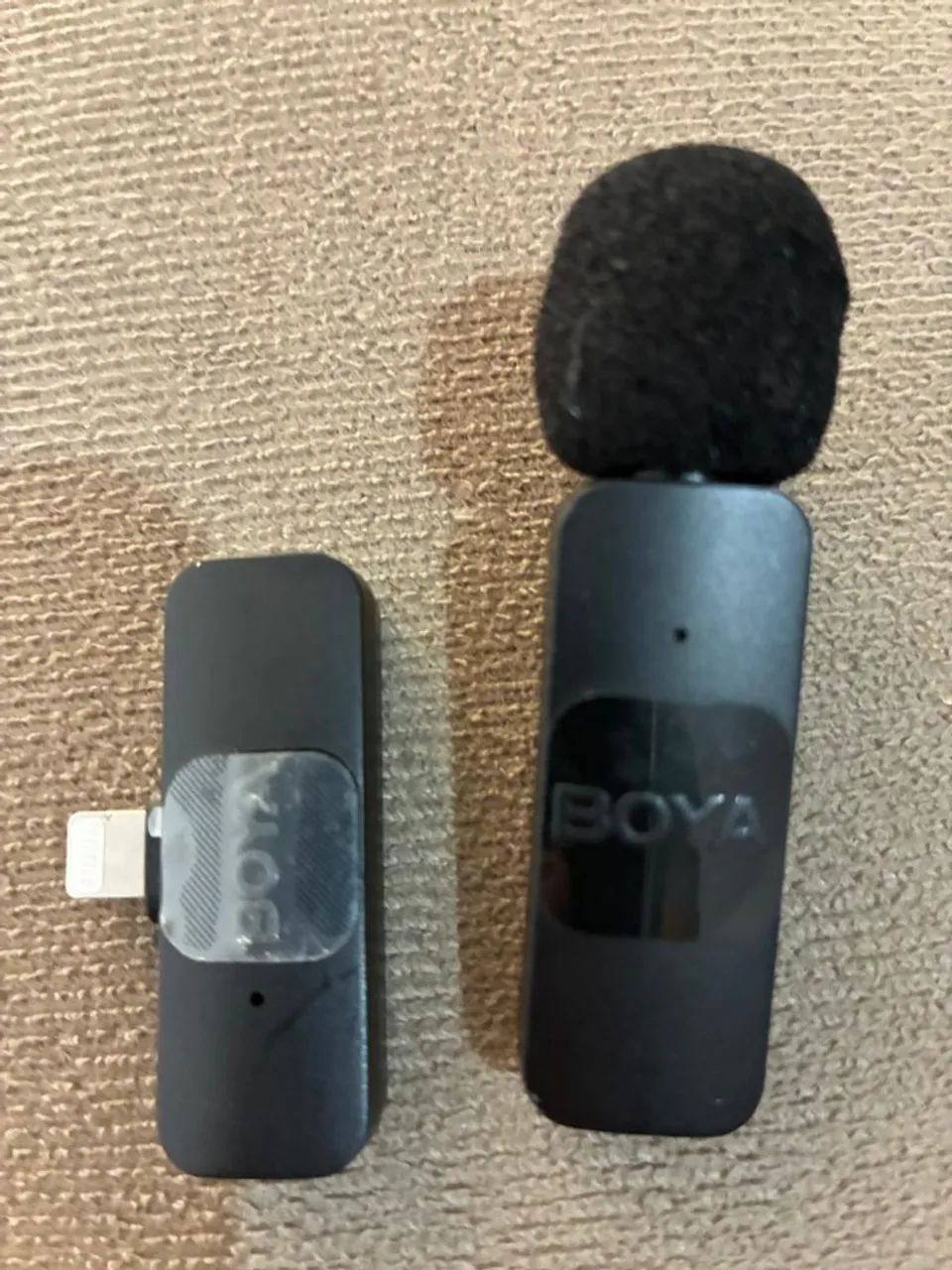 Microfone lapela boya pra iphone  - Foto 5