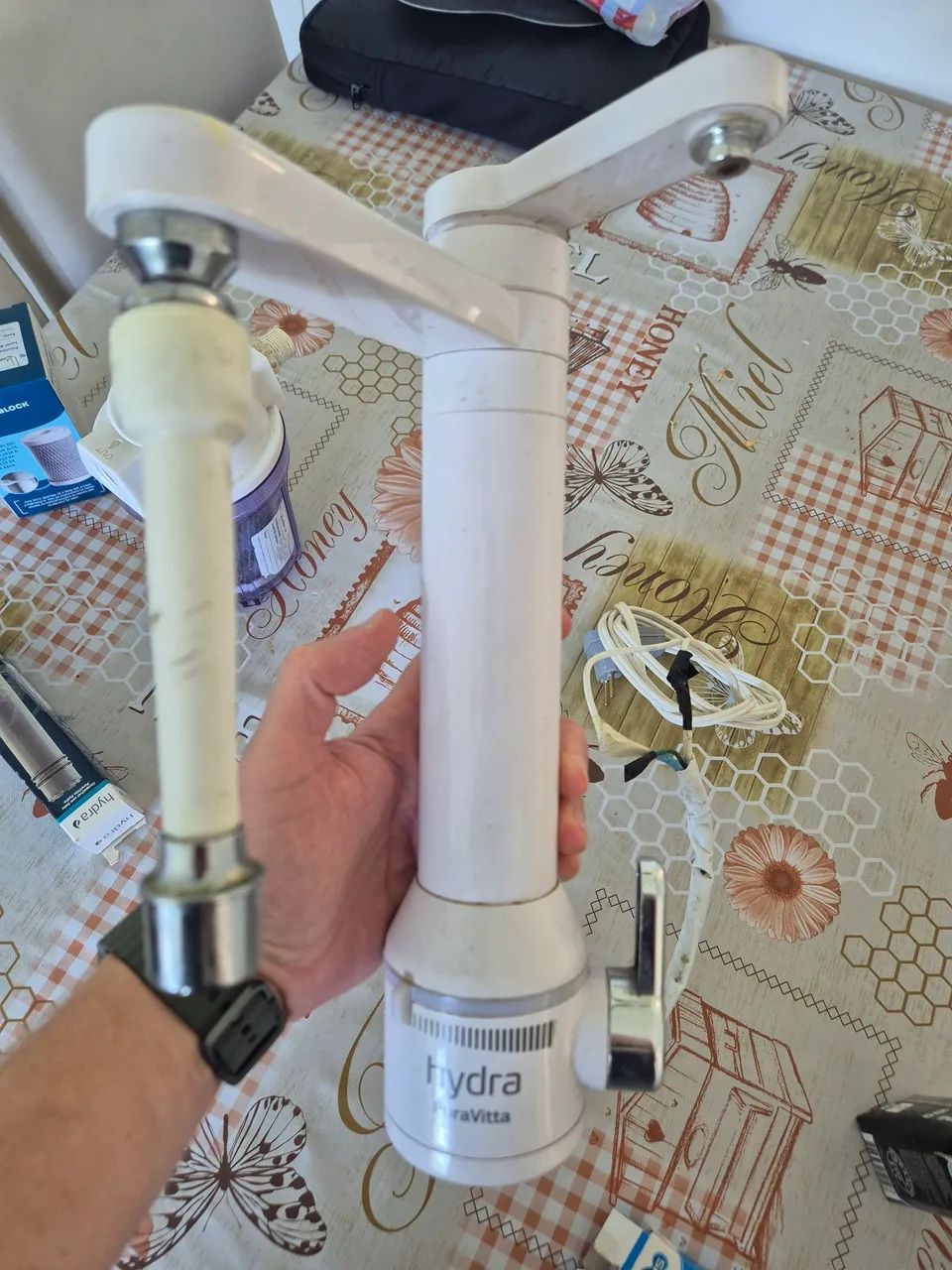 Torneira Elétrica hydra pura vittac/ filtro + filtro para chuveiro - Foto 2