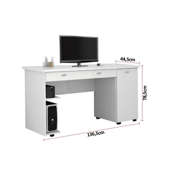 Mesa de Computador Escritório 136 (Nova na Caixa) - Foto 4