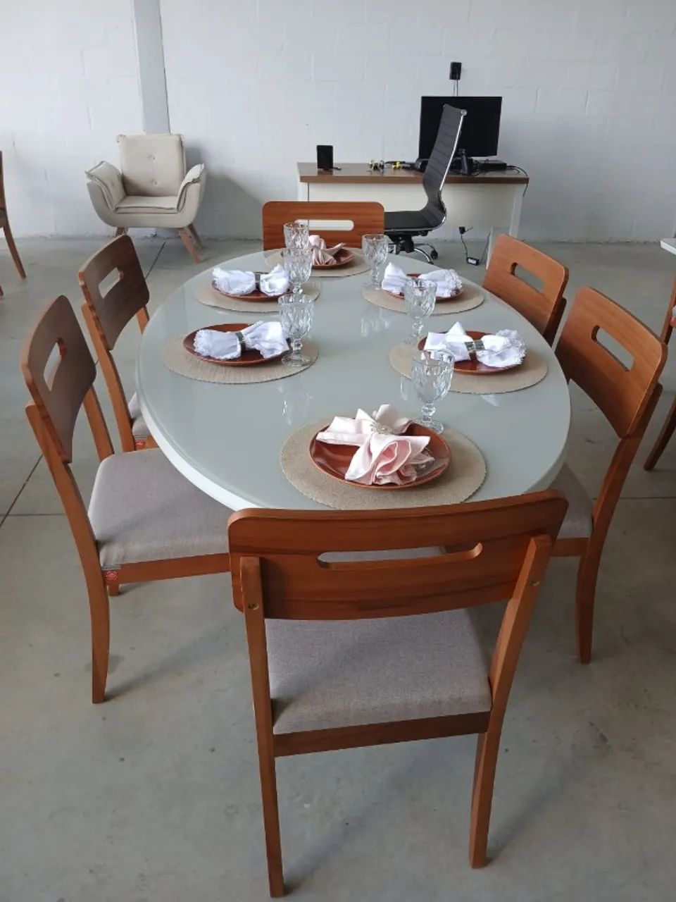 Mesa de Jantar com 6 lugares64962118703490120