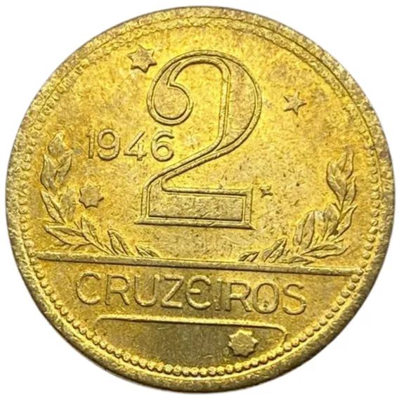 2 Cruzeiros Antigo Brasil (entre 1945 e 1953)
