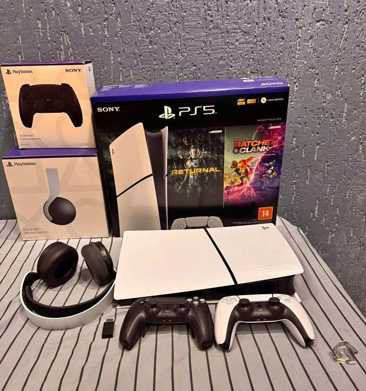 PLAYSTATION 5 SLIM + HEADSET PULSE ELITE!