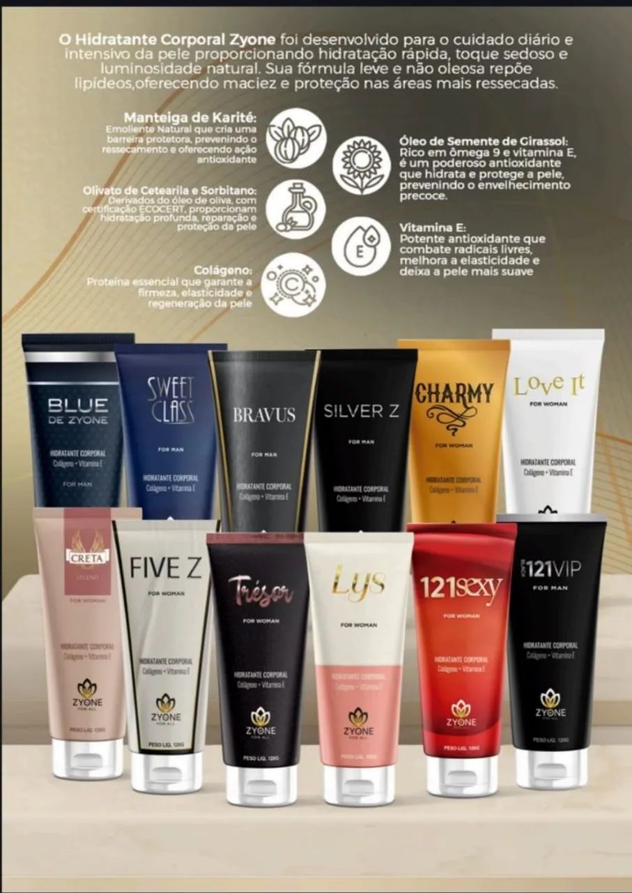 Cremes Corporais ZYONE - Hidratação Prolongada - Foto 2