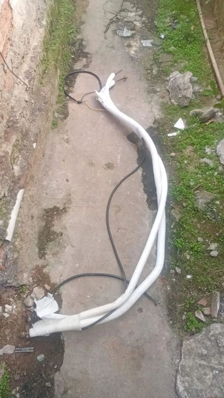 Tubulação completa de ar condicionado 