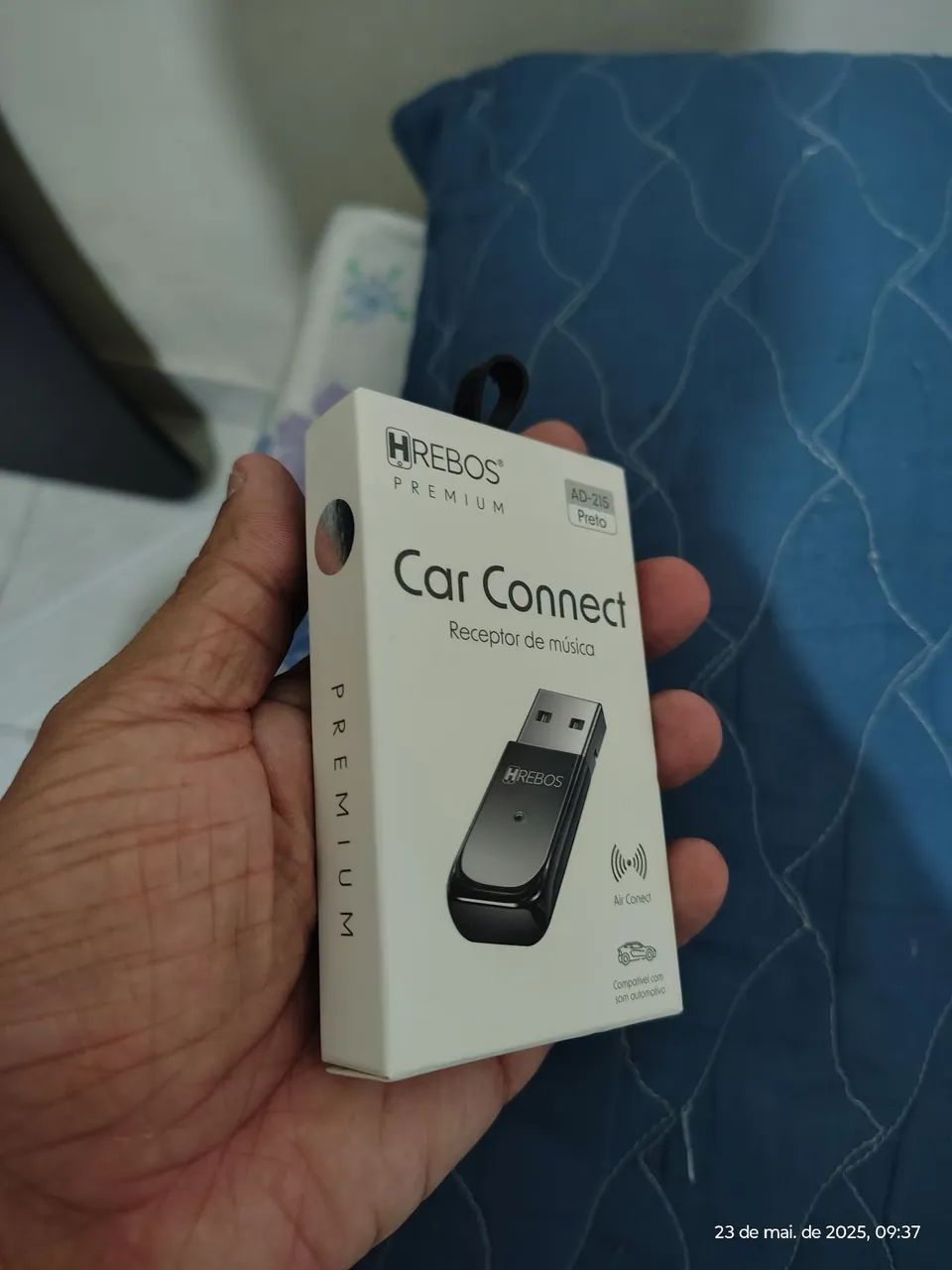 Adaptador bluetooth -Car Connect Hrebos AD-215 Preto 