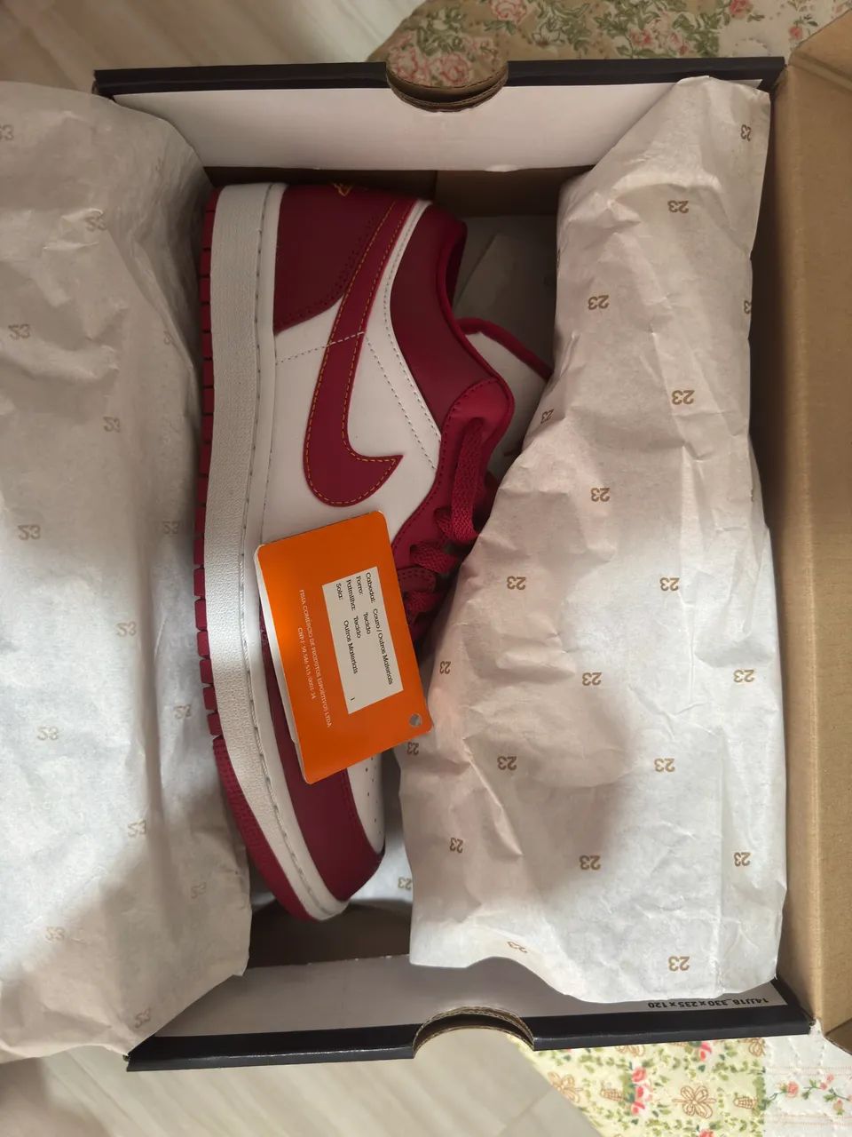 AIR JORDAN 1 low ?cardinal red? - Foto 4