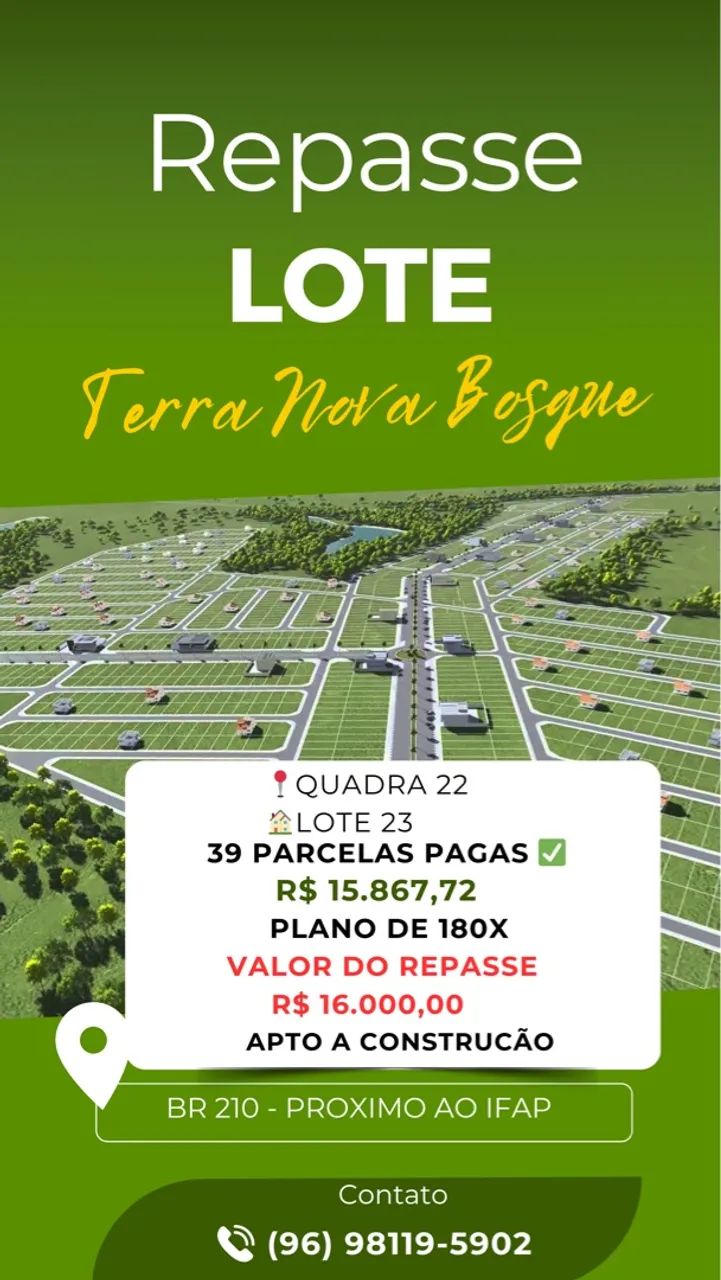 Lote TERRA NOVA BOSQUE
