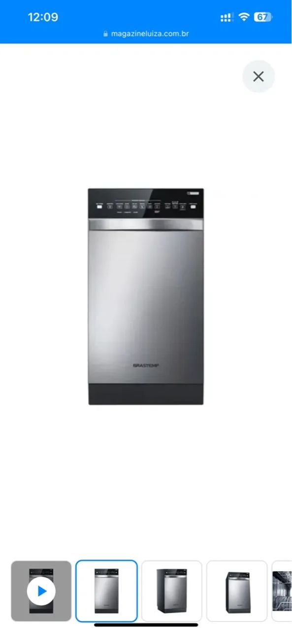Lava-Louças Brastemp 10 Serviços - Inox - Foto 3