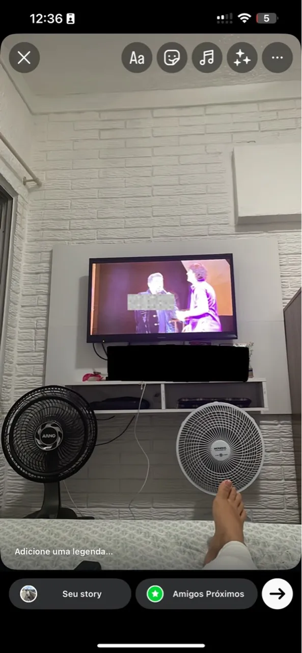 Painel para TV Branco com