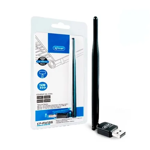 Adaptador Wireless Usb 2.4g 150mbps Kp-aw156 - Knup