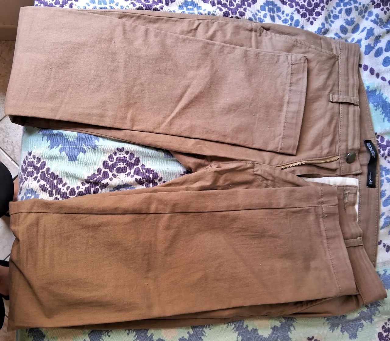 Calça Skinny Marrom Request - Foto 5