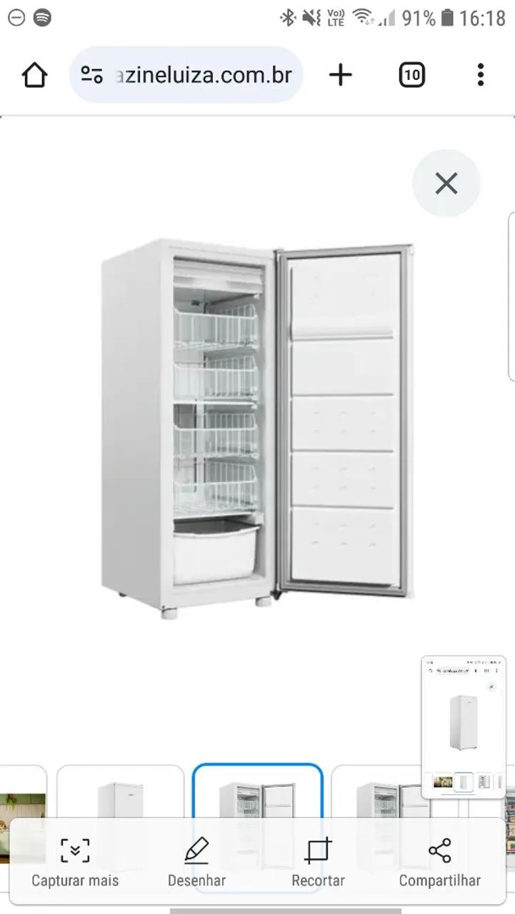 Freezer Vertical Consul Slim 142 Litros - CVU20GB - Foto 3