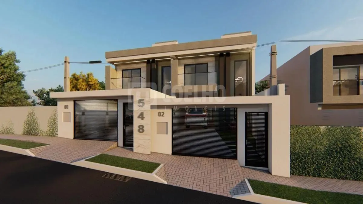 Sobrado à venda em São José dos Pinhais, Aristocrata, com 3 quartos, 214m²