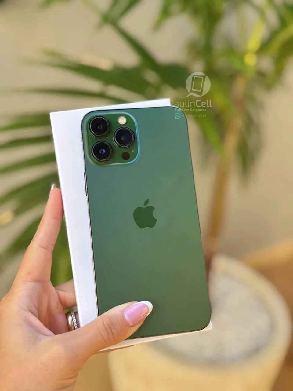 IPhone 13 pro max 128gb verde saúde 90% - Celulares e Smartphones