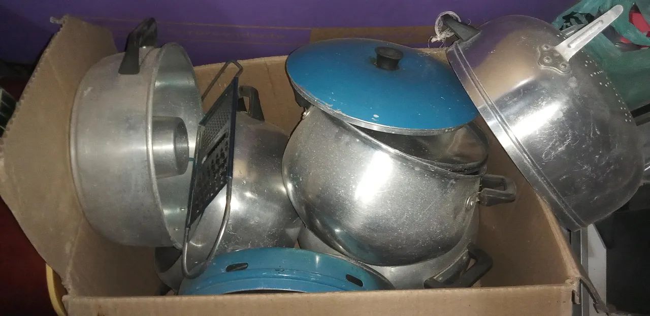 Qualquer 1 por 100 reais - PANELA ALUMÍNIO PURO