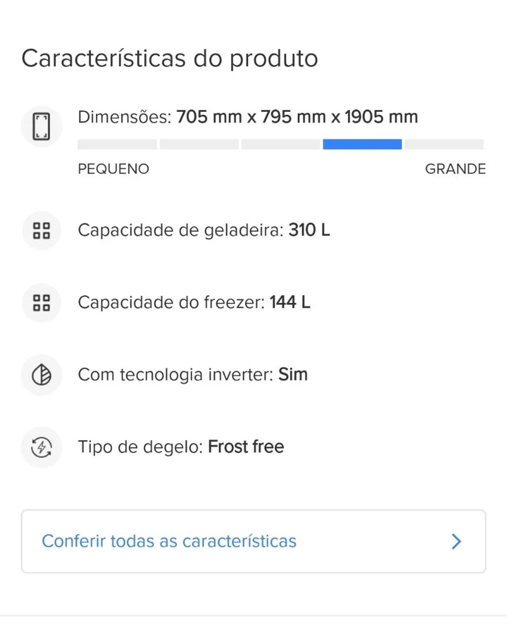 Geladeira Eletrolux inverse Frost Free 454L semi nova com diversas funções - Foto 4