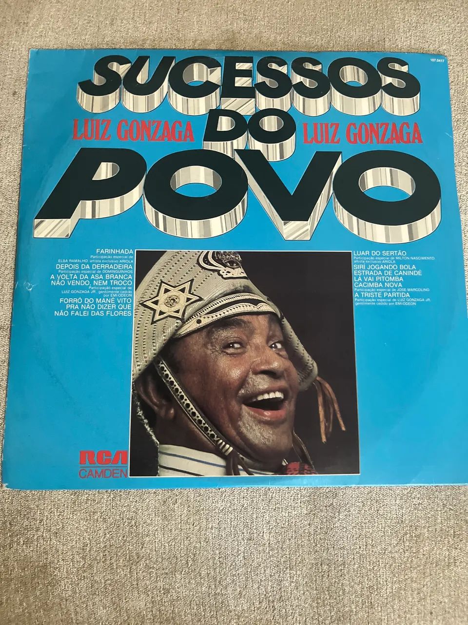 LP - DISCO DE VINIL - LUIZ GONZAGA - sucessos do povo