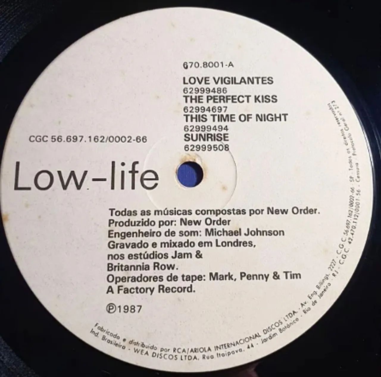 Disco de vinil New Order - Low Life de época  - Foto 5