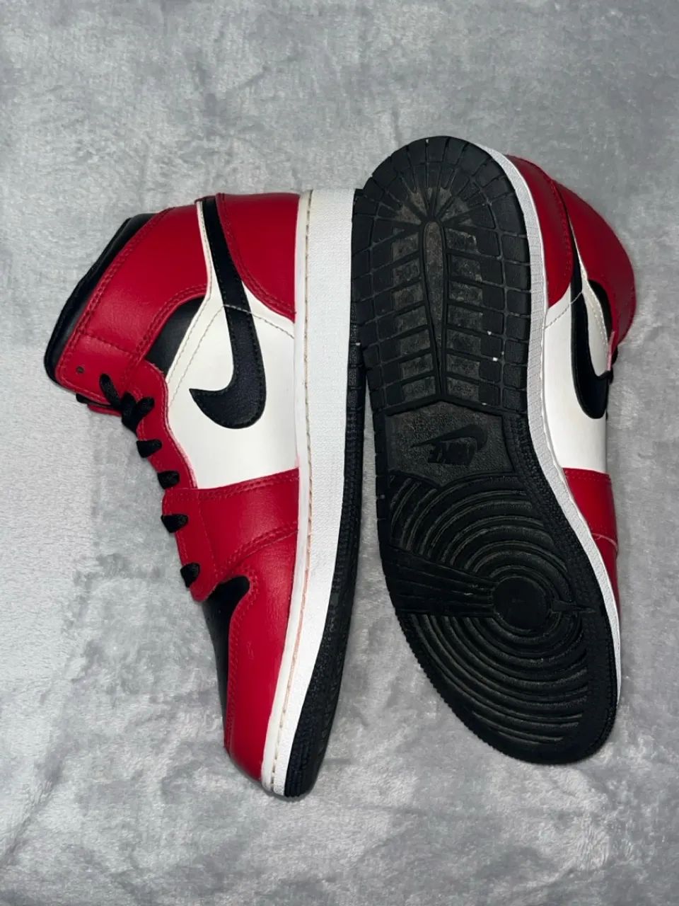 Air Jordan 1 Mid Chigado Black Toe - Foto 5