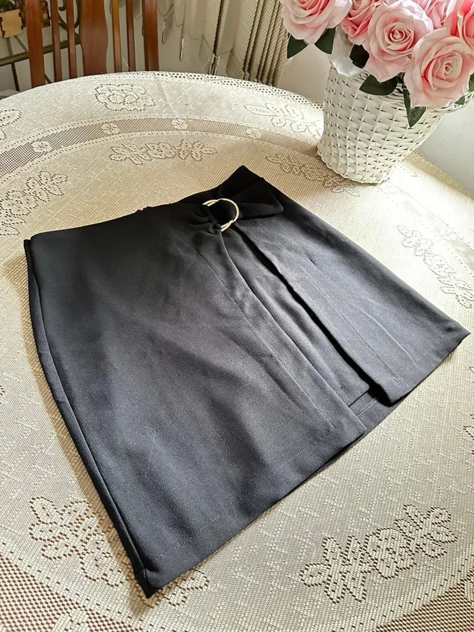 Saia Preta Elegante - Foto 2