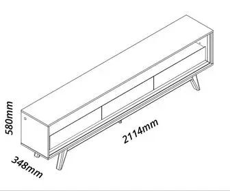Rack P/ TV até 75" DIVIDIMOS EM ATÉ 10X SEM JUROS - Foto 4