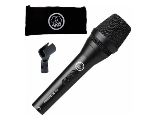 AKG P3 S Microfone dinâmico cardióide preto
