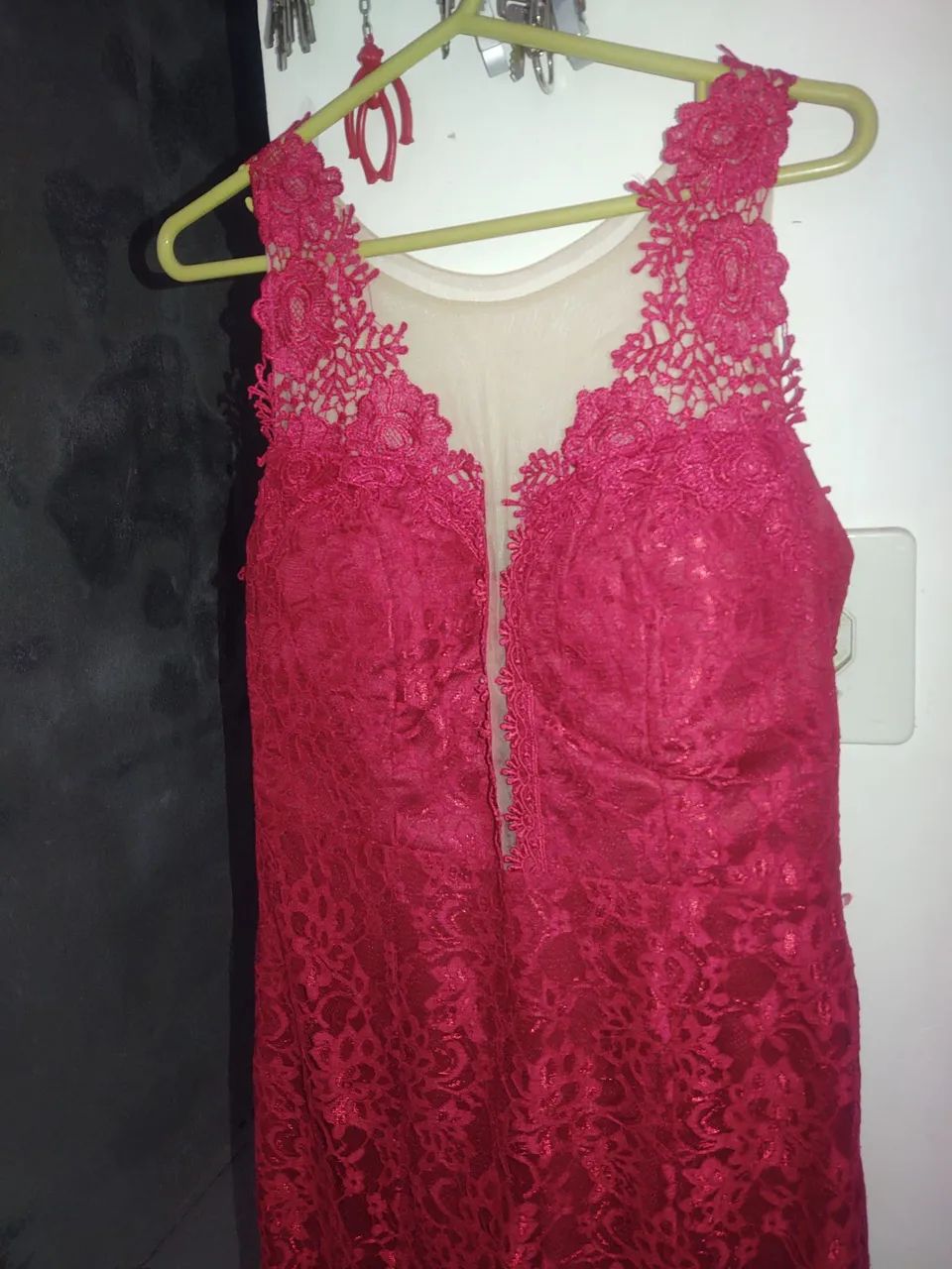 Vestido de renda vermelho - Foto 2