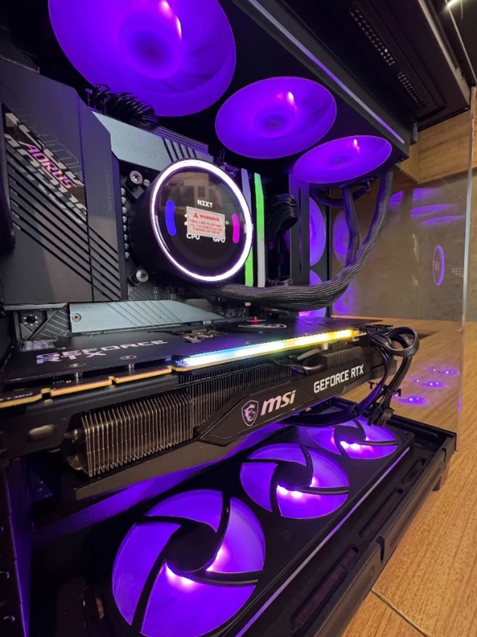 PC Gamer Intel Core i9 13900KF + RTX 3090 24GB - Loja Física - Garantia - Até 18x - Foto 3