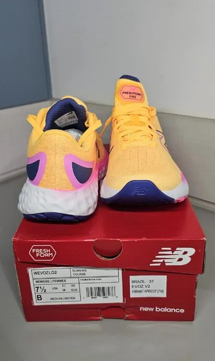 Tênis New Balance Evoz V2 Corrida Feminino WEVOZLO2 - Tamanho 37