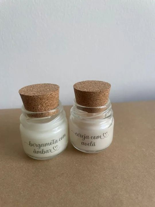 Kit 2 Velas Aromáticas Perfumadas Artesanais Decorativas 40g