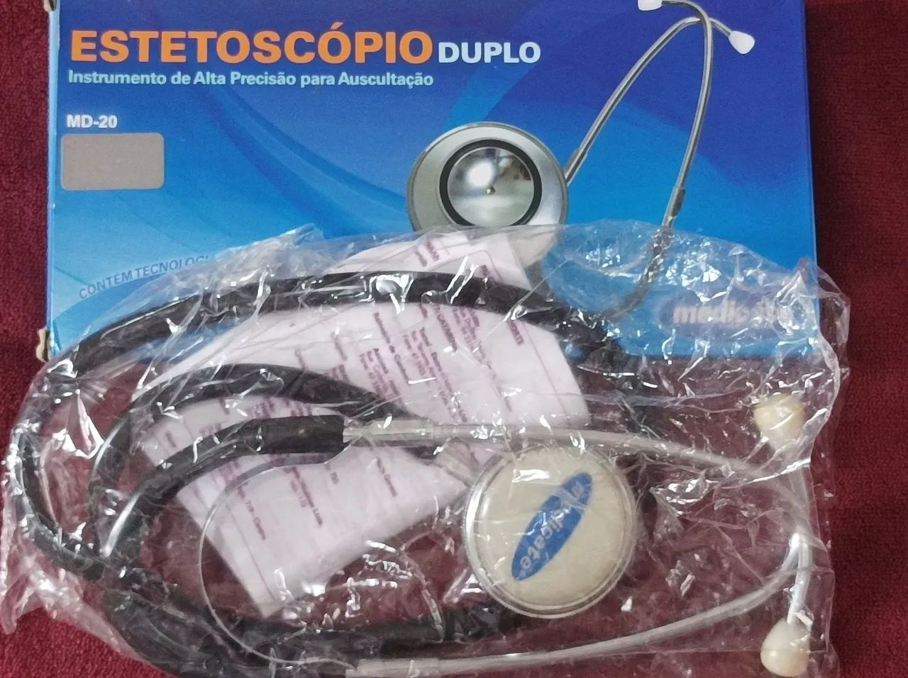 Esfigmomanômetro + estetoscópio  - Foto 3